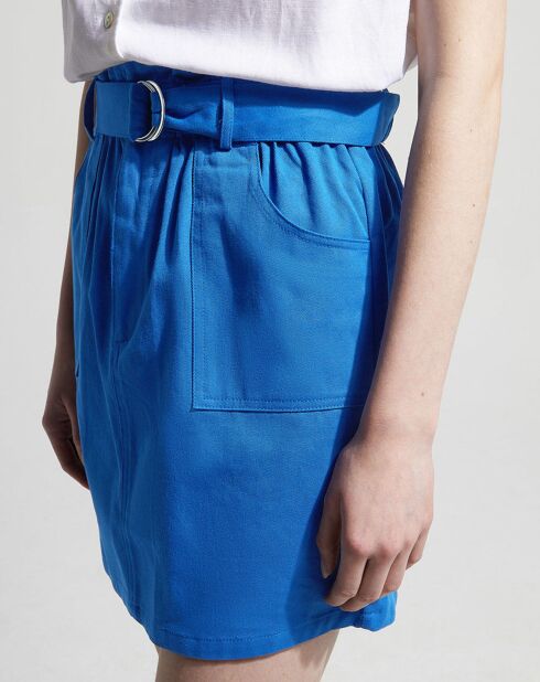 Jupe Luciana bleu vif