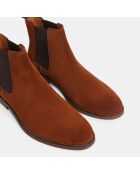 Chelsea Boots en Cuir camel