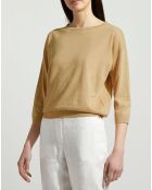 Pull en Lin & Coton Rain beige