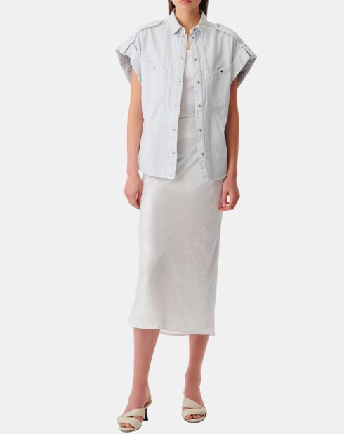 Chemise Azali bleu clair