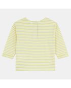 T-Shirt en Coton Bio Amouza ml print jaune
