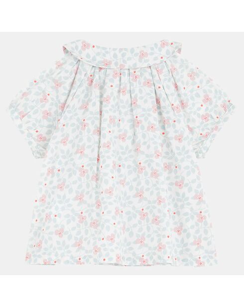 Top Alouest mc poplin aop multicolore