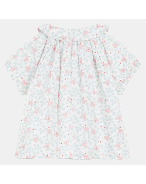 Top Alouest mc poplin aop multicolore