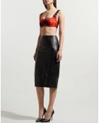 Top Muse bralette rose/orange/noir