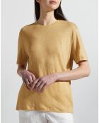 T-Shirt 100% Lin Lin Ariba beige