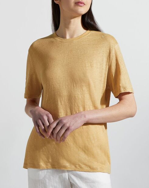 T-Shirt 100% Lin Lin Ariba beige