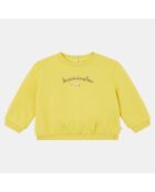 Sweat Apina print jaune