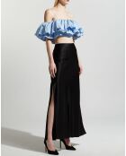 Top Antoinette bleu ciel