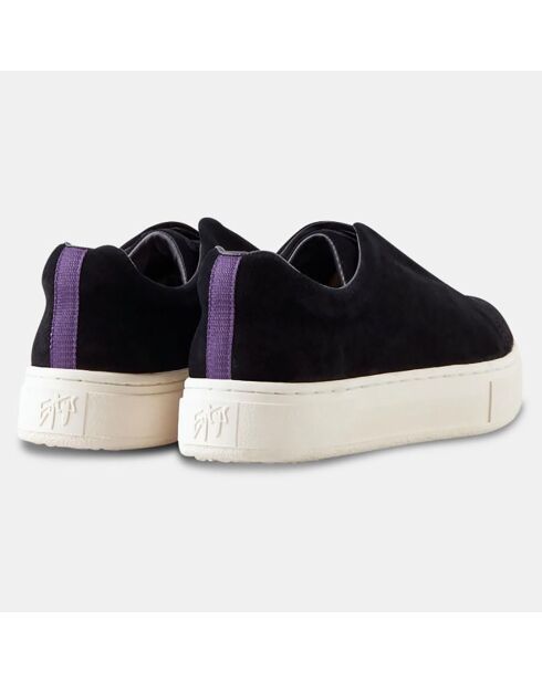 Baskets en Velours de Cuir Doja So Suede noires