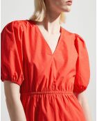 Robe Nadal dos ouvert rouge