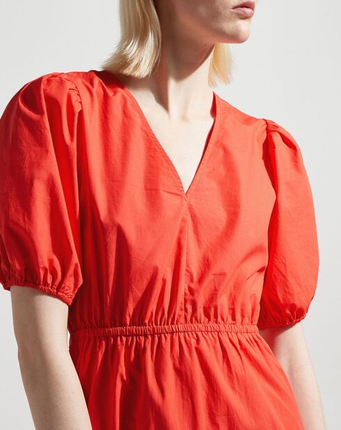 Robe Nadal dos ouvert rouge