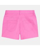 Short en Coton Bio Moona twill rose