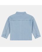 Chemise en Coton Bio Alilo denim light bleue