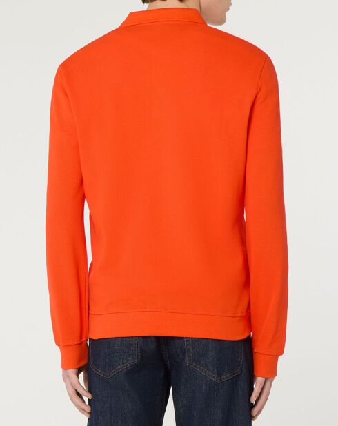 Polo Dolpiq ml piq orange vif