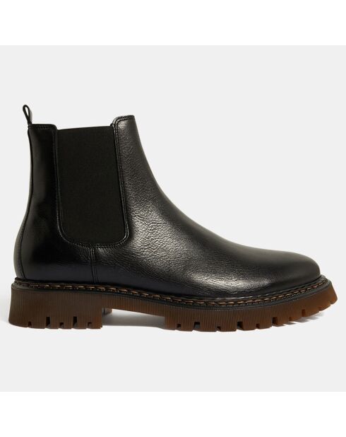 Chelsea Boots en Cuir noires