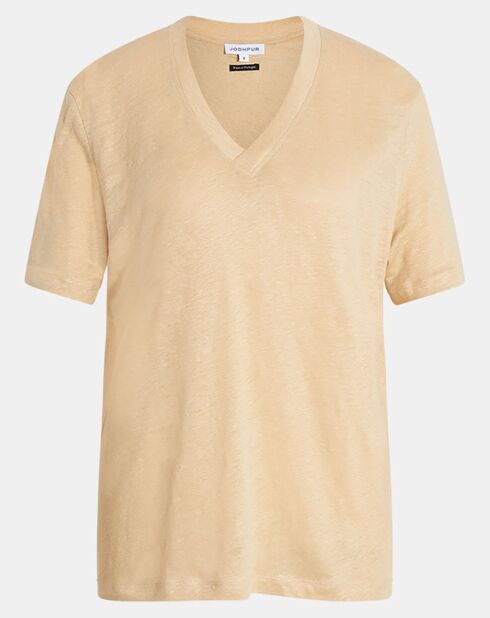 T-Shirt 100% Lin Lin Aribo beige