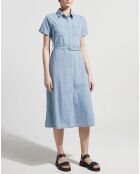 Robe en denim Namibie bleue