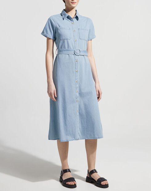 Robe en denim Namibie bleue