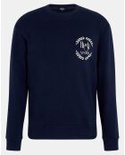 Sweat Featpri imprimé bleu marine