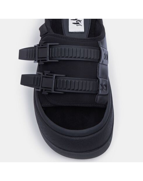 Mules intérieur Polaire Capri noires