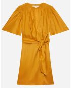 Robe 100% Lin Tabasco orange
