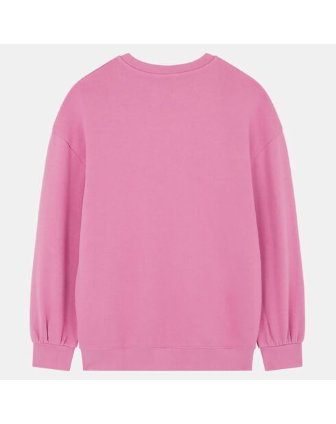 Sweat en Coton Bio Gisèle oversize rose