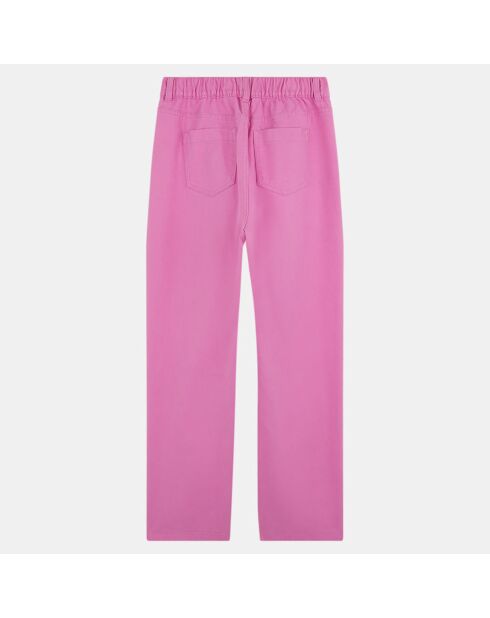 Pantalon Destinée twill rose