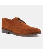 Derbies en Cuir camel