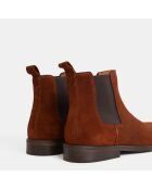 Chelsea Boots en Cuir camel