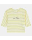 T-Shirt en Coton Bio Amouza ml print jaune