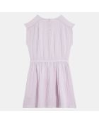 Robe en Coton Bio Malia gaze violet clair