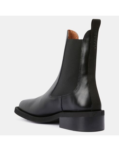 Chelsea boots en Cuir noires