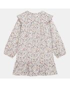 Robe en Coton Bio Alexandra poplin aop multicolore