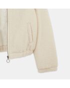 Blouson en Fausse Fourrure Faustine beige