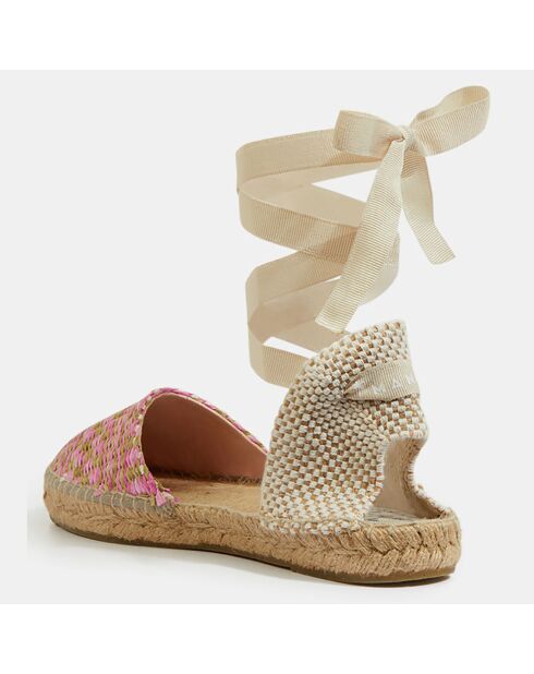 Espadrilles Valenciana rose/multicolore