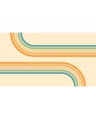 Tappeto in vinile Persefone multicolore - 112x200 cm