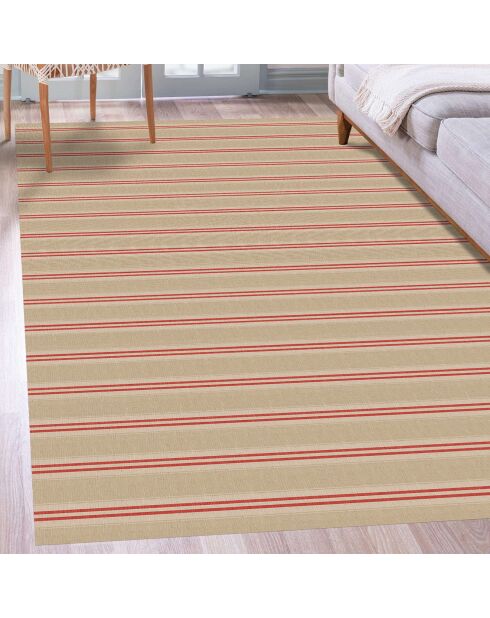 Tapis en vinyle Joau orange - 100x133 cm