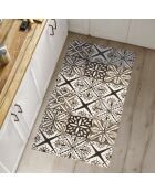 Tapis en vinyle Yaminah brun - 100x150 cm