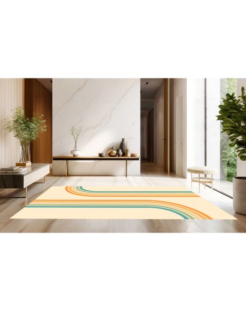 Tapis en vinyle Perséfone multicolore - 100x178 cm