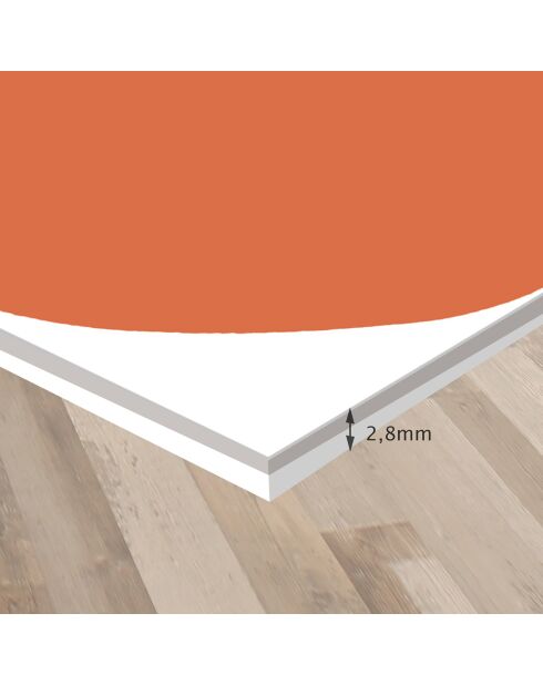 Tapis en vinyle Calypso orange - 66x150 cm