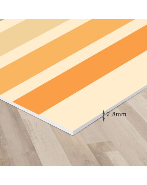 Tapis en vinyle Penélope multicolore - 100x178 cm