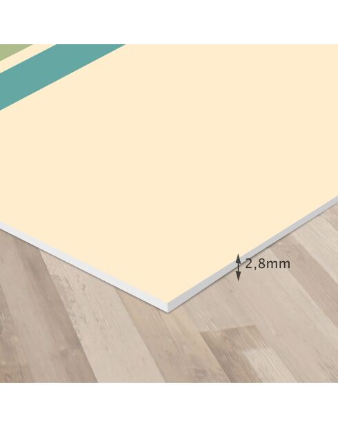 Tapis en vinyle Perséfone multicolore - 100x178 cm