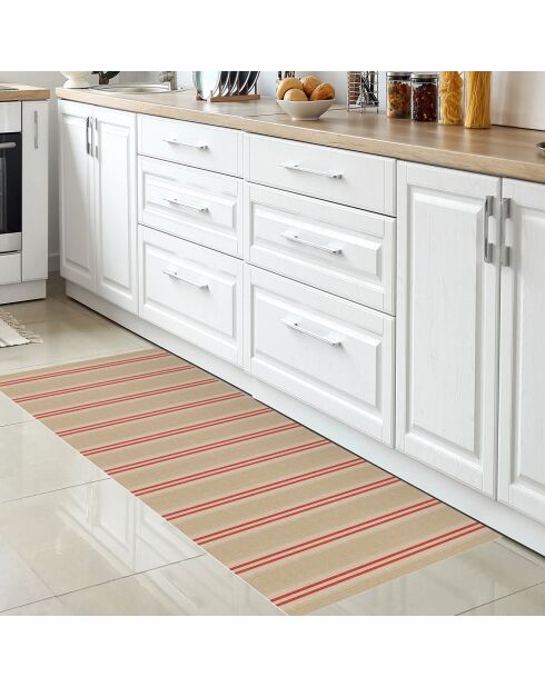 Tapis en vinyle Joau orange - 66x250 cm