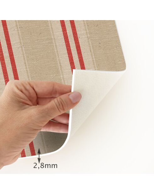 Tapis en vinyle Joau orange - 50x100 cm