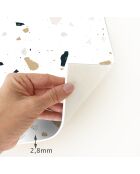 Tapis en vinyle Terrazzo Aquiles multicolore - 100x133 cm