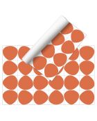 Tapis en vinyle Calypso orange - 66x150 cm