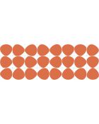 Tapis en vinyle Calypso orange - 50x140 cm