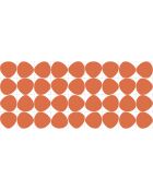 Tapis en vinyle Calypso orange - 66x150 cm