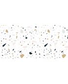 Tapis en vinyle Terrazzo Aquiles multicolore - 50x100 cm