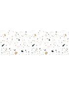 Tapis en vinyle Terrazzo Aquiles multicolore - 50x140 cm